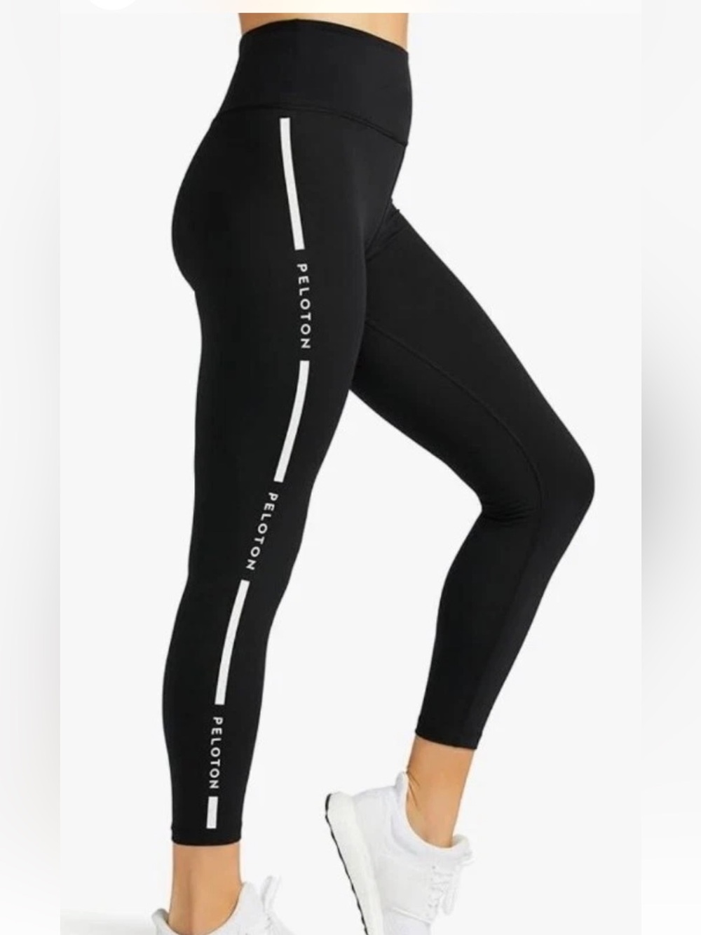 Peloton Black High-Rise Logo Performance Leggings
